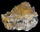 Yellow, Cubic Fluorite Cluster - Cave-in-Rock, Illinois #38993-2
